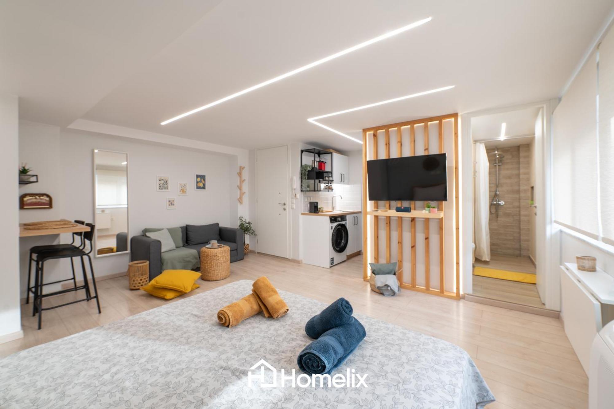Roomaki - New & Stylish Studio In The Center With Parking Chalkida Luaran gambar