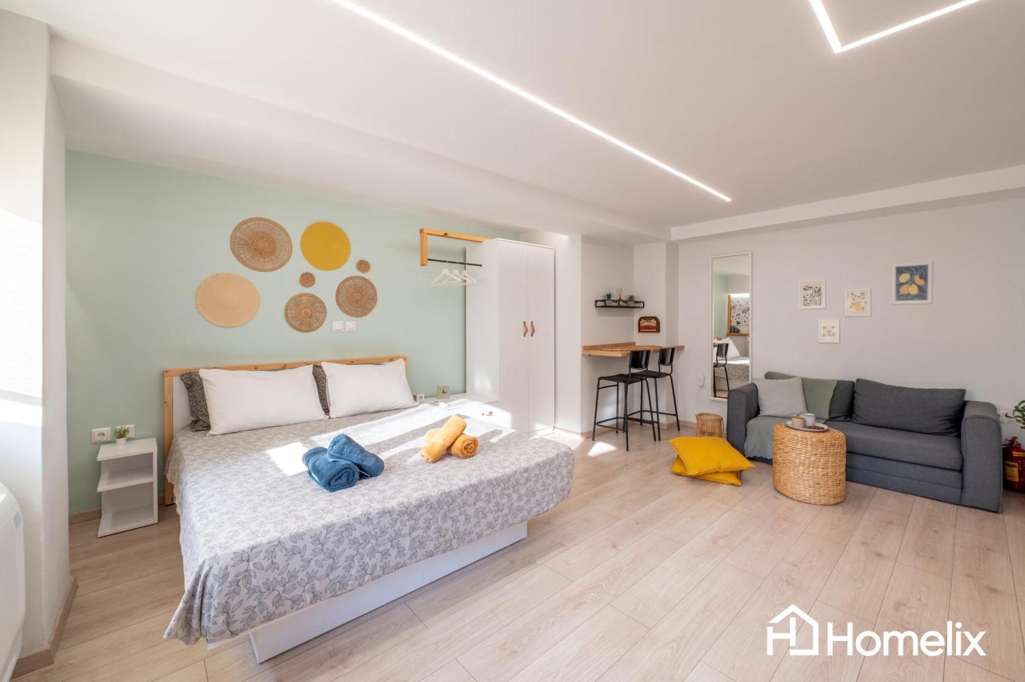 Roomaki - New & Stylish Studio In The Center With Parking Chalkida Luaran gambar